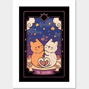 The Lovers Cat Valentines Tarot by Tobe Fonseca Posters and Art